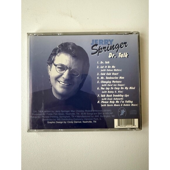 Jerry Springer Dr. Talk CD 1995 Fiddlefish Play Tested - Picture 2 of 5